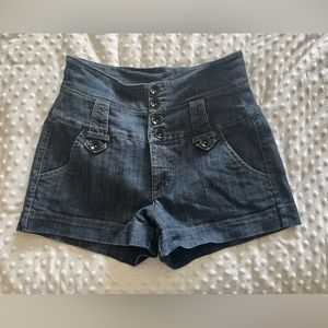 Boom Boom high waisted shorts